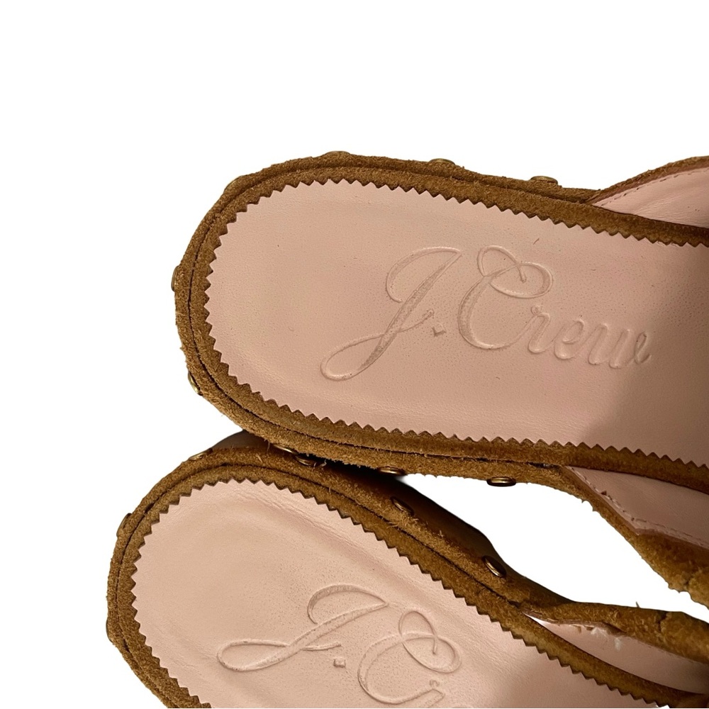 J. Crew Tan Suede Slip-On Clogs - Picture 7 of 7